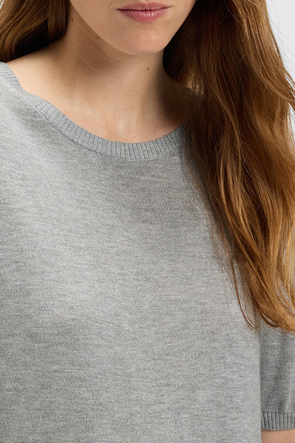 ΠΛΕΚΤΗ ΜΠΛΟΥΖΑ BOSS - 041 ΓΚΡΙ